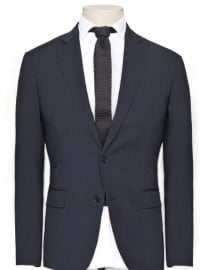 He By Mango Pinstripe Suit Blazer