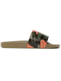 Valentino Camouflage-print Rubber Slides