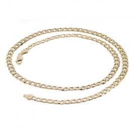 9ct Yellow Gold 22 Curb Chain Necklace