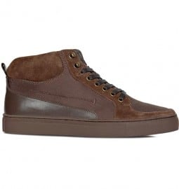 Reiss Aster High Top Trainers Bitter
