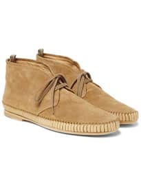 Officine Creative Maurice Shirred Suede Chukka Boots