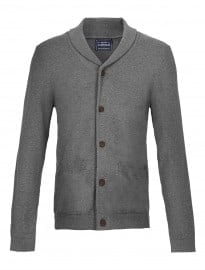 Topman Grey Shawl Collar Cardigan