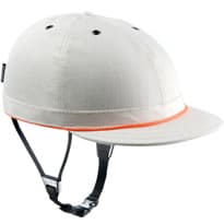 Yakkay Cycle Helmet With Cambridge White Denim Cover: Large 57-59cm