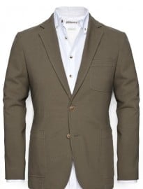 He By Mango Elbow Patches PiquÉ Blazer