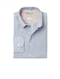 He By Mango Slim-fit Striped Shirt