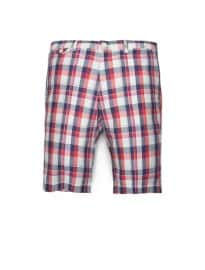 He By Mango Madras Check Bermuda Shorts