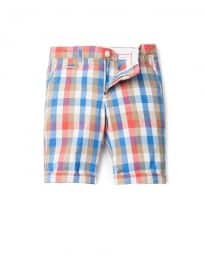 He By Mango Madras Check Bermuda Shorts