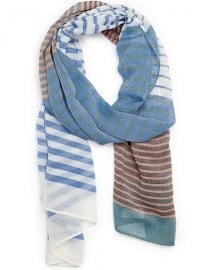 He By Mango Striped Foulard