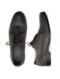 He By Mango Leather Derby Shoes