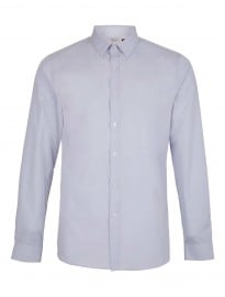 Topman Light Blue Long Sleeve Smart Shirt