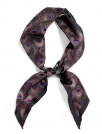 Topman Peacock Print Neckerchief