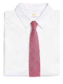 Topman Burgundy Chambray 6cm Tie