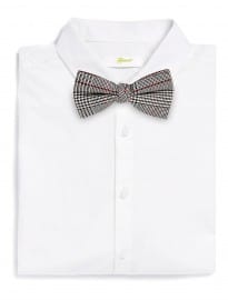 Topman Monochrome Houndstooth Bow Tie