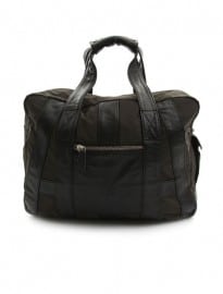 Surface To Air Khaki Leather Nylon Bag