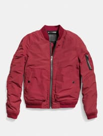 Waxed Nylon Aviator Jacket