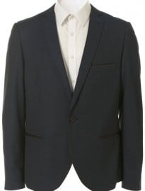 Topman Navy Skinny Suit Jacket