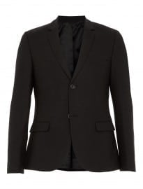 Topman Black Wool Skinny Suit Jacket