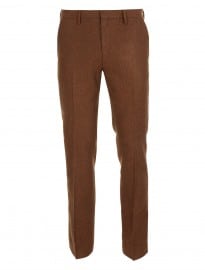 Topman Premium Rust Herringbone Heritage Fit Suit Trousers