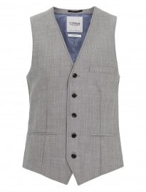 Topman Grey Bogart Suit Waistcoat