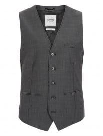 Topman Charcoal Skinny Suit Waistcoat