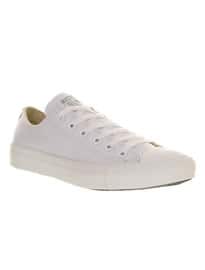 Converse Allstar Low Leather White Mono Leather