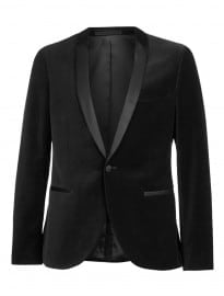Topman Black Velvet Blazer