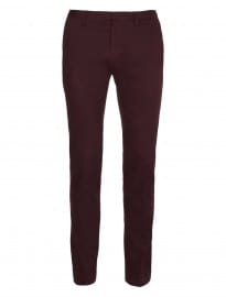 Topman Burgundy Ultra Skinny Trousers