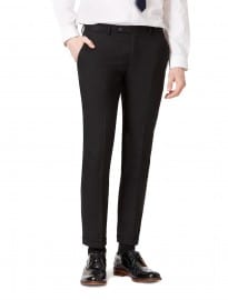 Topman Black Brushed Skinny Trousers