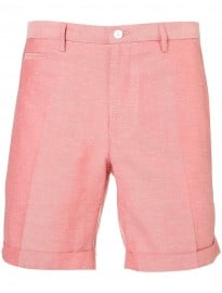 Topman Red Chambray Tailored Short