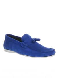 Ask The Missus Hollywood Slip On Cobalt Blue Suede