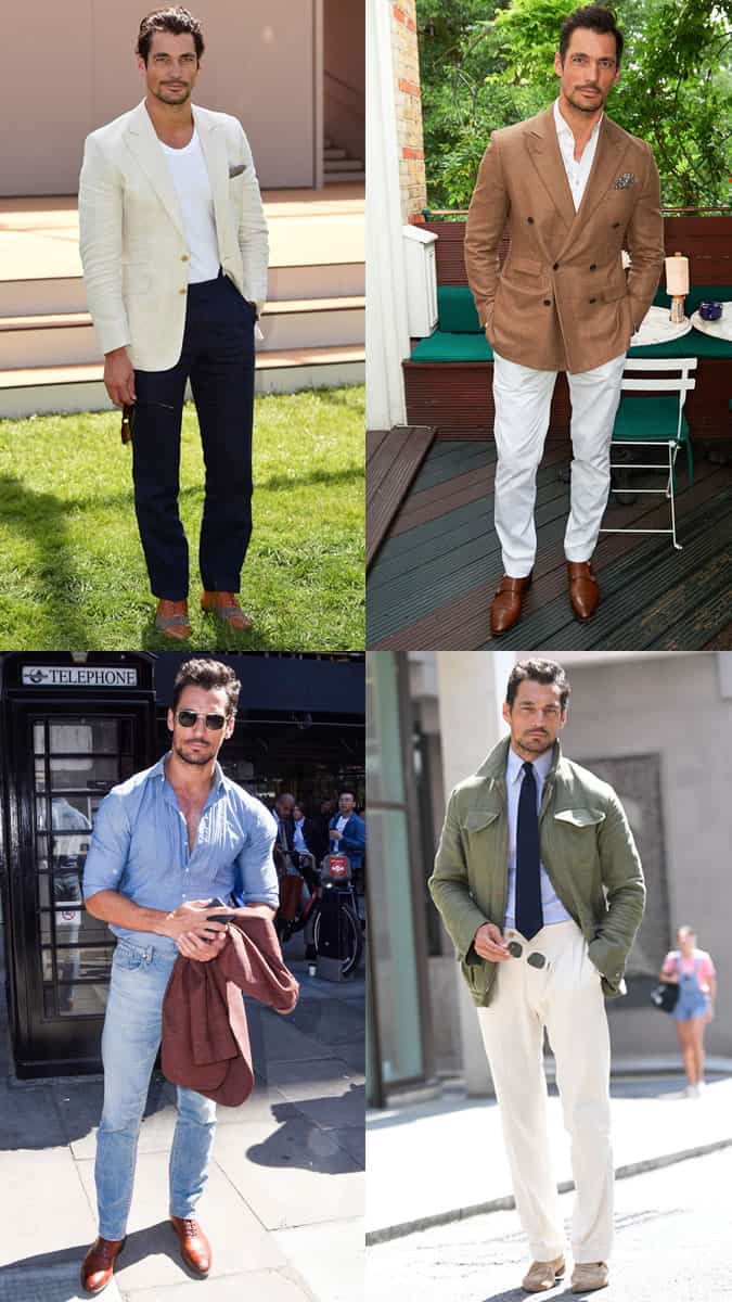 David Gandy Summer Lookbook