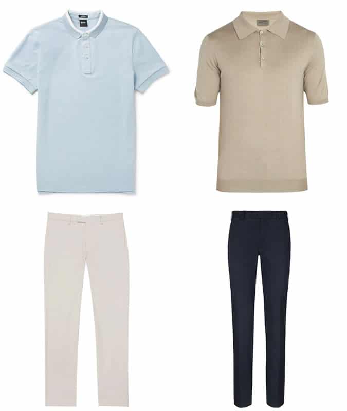 The best men's polo shirt and chino combinations