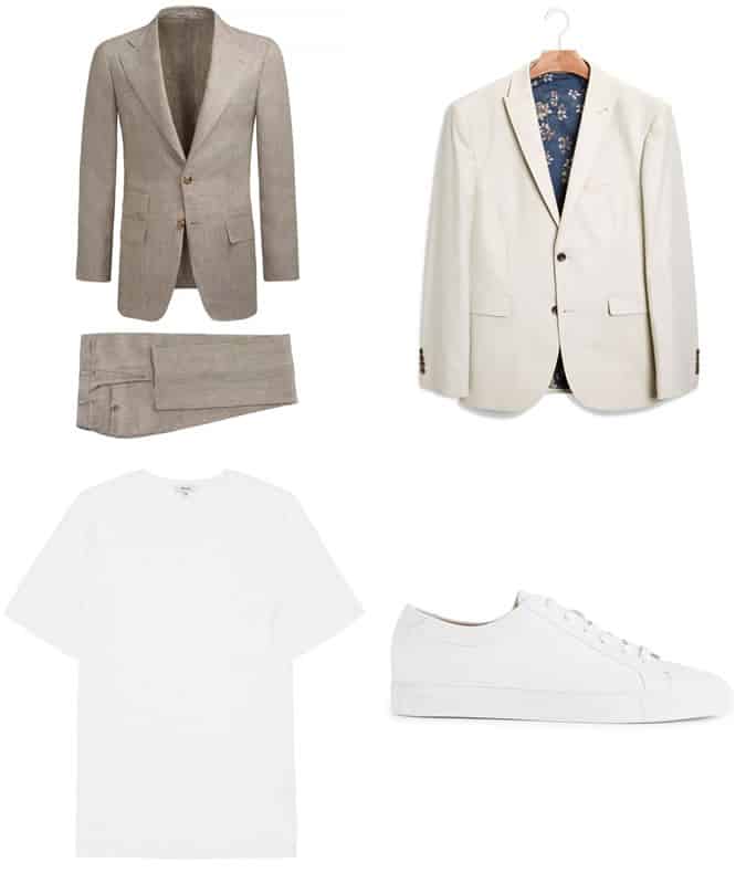 Bryan Ferry summer outfit clothing