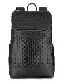 Topman Woven Leather Backpack