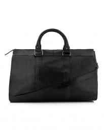 Topman Leather Weekend Holdall