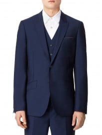 Topman Navy Watts Suit Jacket