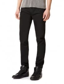 Topman Black Coated Smart Skinny Jeans