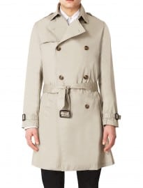 Topman Stone Trench Coat 