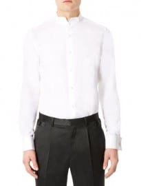 Topman White Long Sleeve Wing Collar Shirt