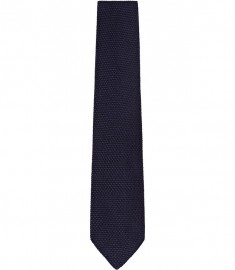 Reiss Cutler Silk Knitted Tie Navy