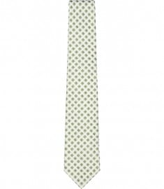 Reiss Jewel Silk Diamond Print Tie Lime