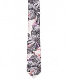 Reiss Willow Jungle Print Tie Blue