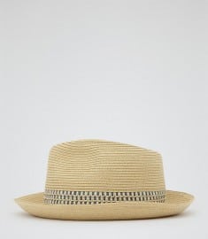 Reiss Enrique Woven Hat