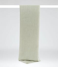 Reiss Weber Striped Lightweight Scarf Green