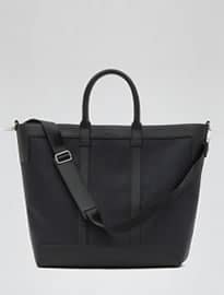 Reiss Roma Textured Tote Bag Navy/black