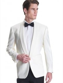 Moss Bros White Dinner Jacket