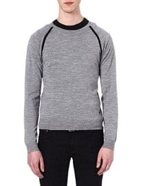The Kooples Contrast-detail Wool Jumper