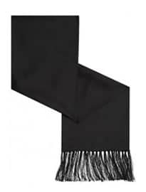 Moss 1851 Black Silk Dress Scarf