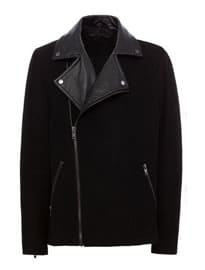 Fake Leather Biker Jacket
