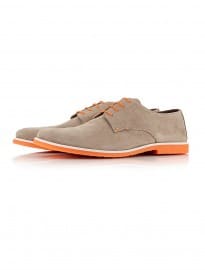 Topman Fluro Suede Desert Shoes